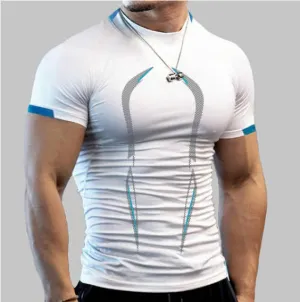 تي شيرت رياضي صيفي للرجال .. Summer Gym Sports T-shirt Men