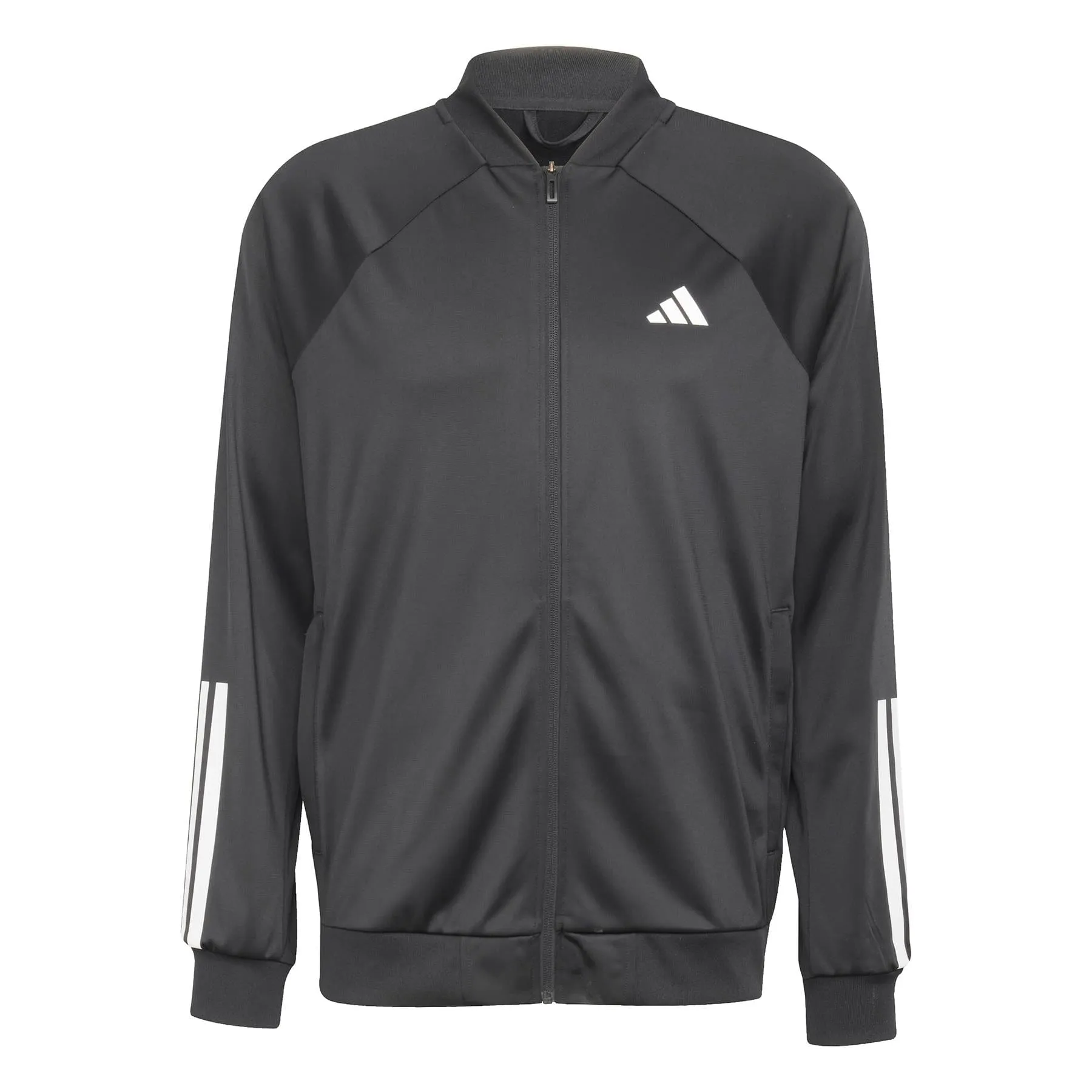 ADIDAS Mens 3 Stripe Knit Padel Jacket - Black
