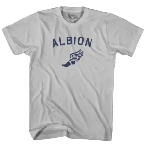 Albion Running Track Winged Foot-Adult Cotton T-shirt