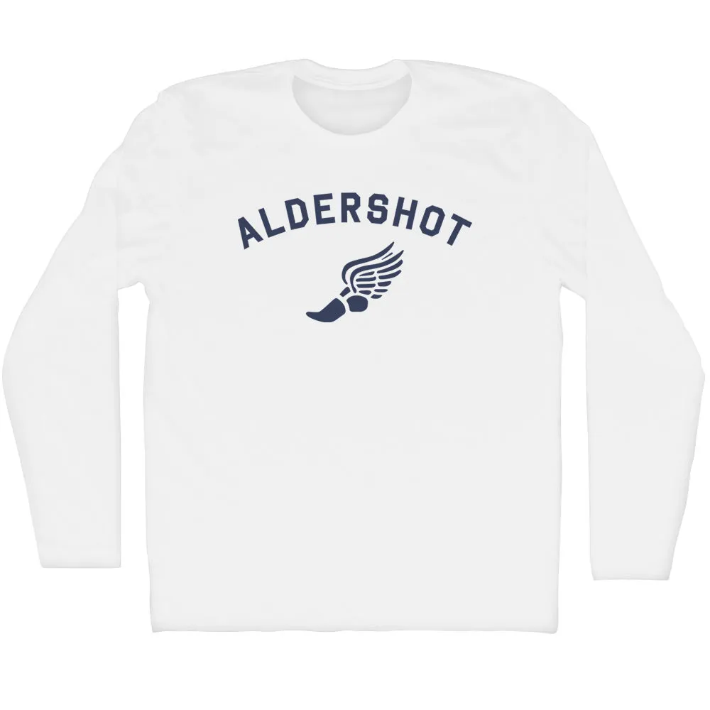 Aldershot Running Track Winged Foot Adult Cotton Long Sleeve T-shirt