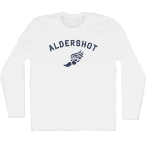 Aldershot Running Track Winged Foot Adult Cotton Long Sleeve T-shirt