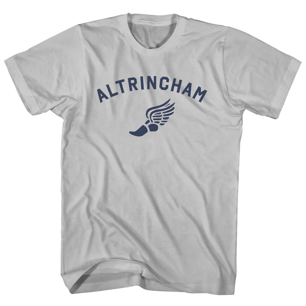 Altrincham Running Track Winged Foot Adult Cotton T-shirt