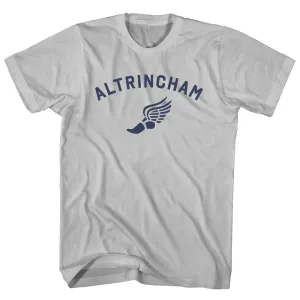 Altrincham Running Track Winged Foot Adult Cotton T-shirt