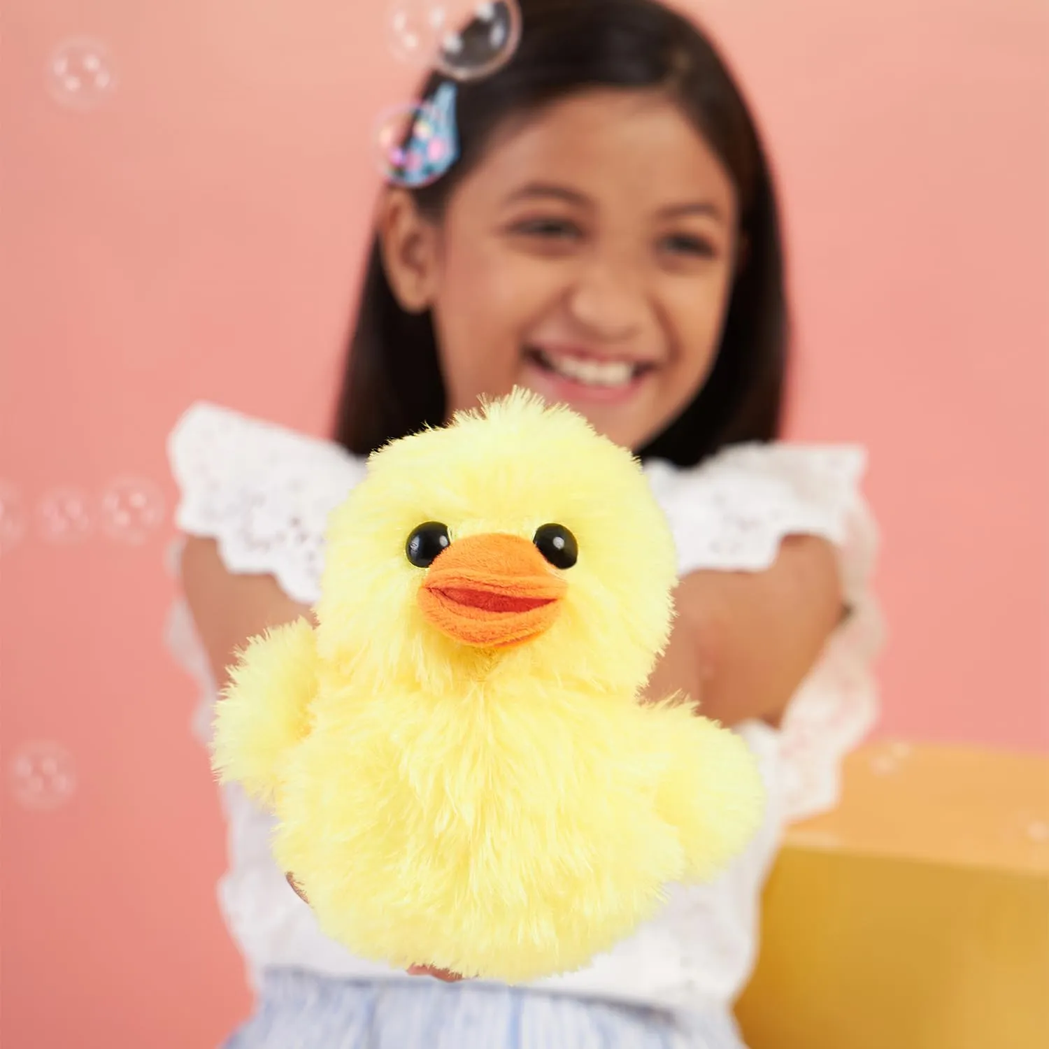Amazon Brand - Jam & Honey Duck, Plush/Soft Toy for Boys, Girls and Kids, Super-Soft, Safe, Great Birthday Gift (Yellow, 18 cm)