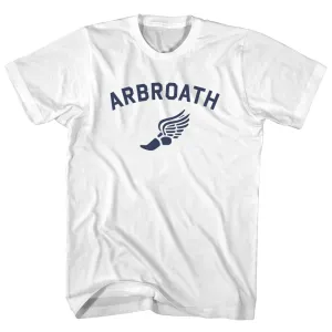 Arbroath Running Track Winged Foot Womens Cotton Junior Cut T-Shirt