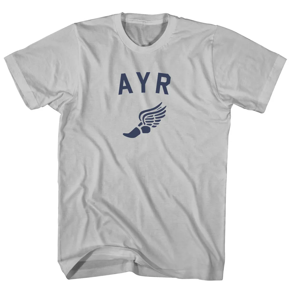 Ayr Running Track Winged Foot Adult Cotton T-shirt