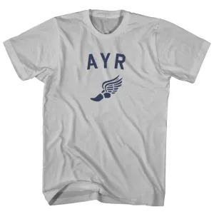 Ayr Running Track Winged Foot Adult Cotton T-shirt