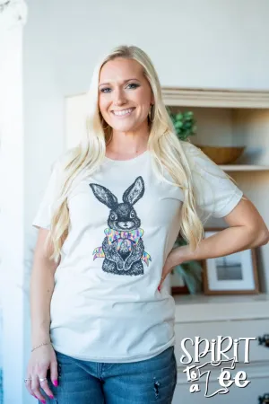 Bunny with Bow - Easter Tee