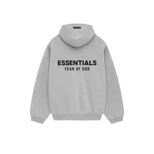 Fear of God Essentials Fleece Hoodie Light Heather Gray (FW24)