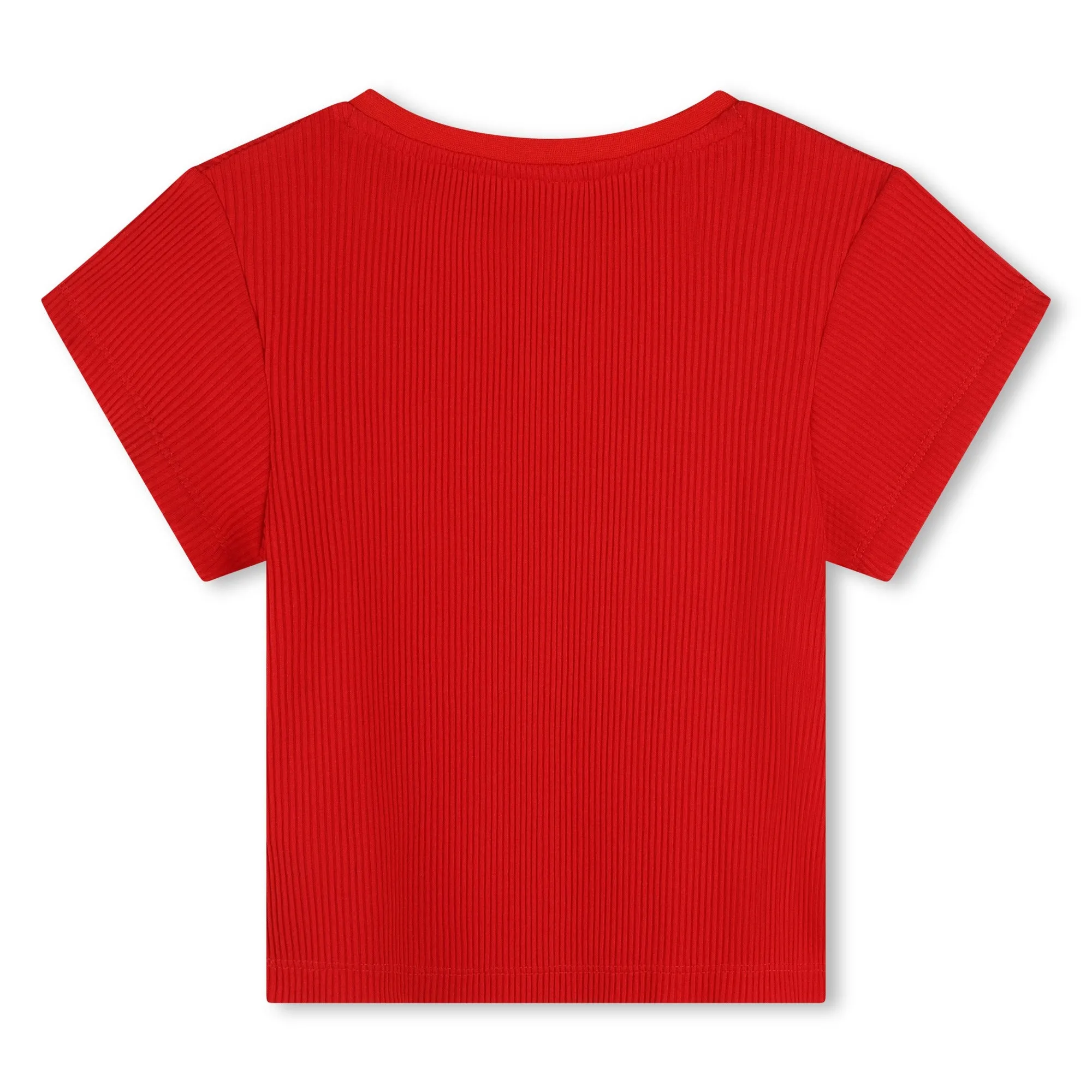 Hugo Kids Girls Short Sleeve T-Shirt - Red