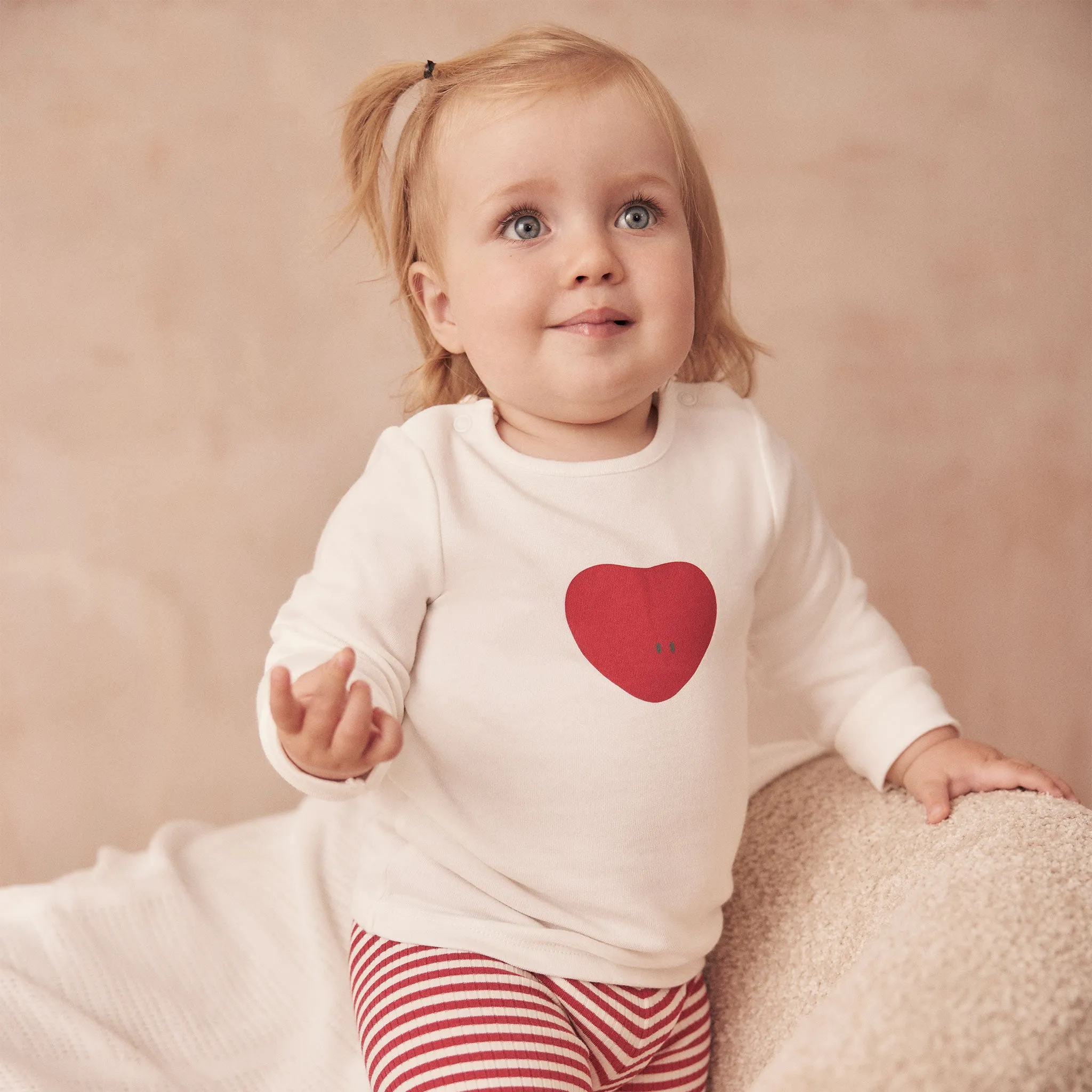 Love Heart & Stripe Pyjamas
