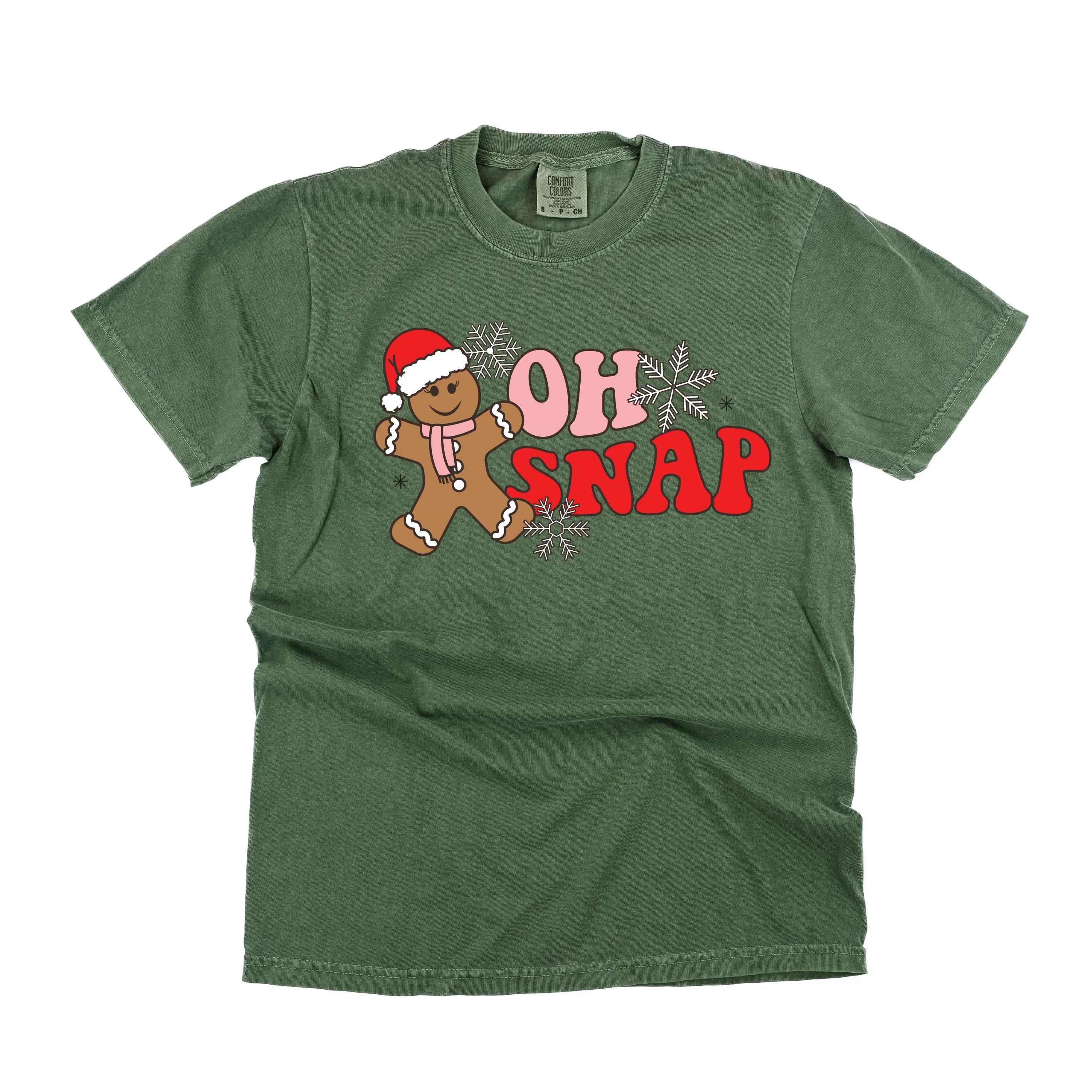 Oh Snap - Gingerbread Man - Comfort Colors Tee