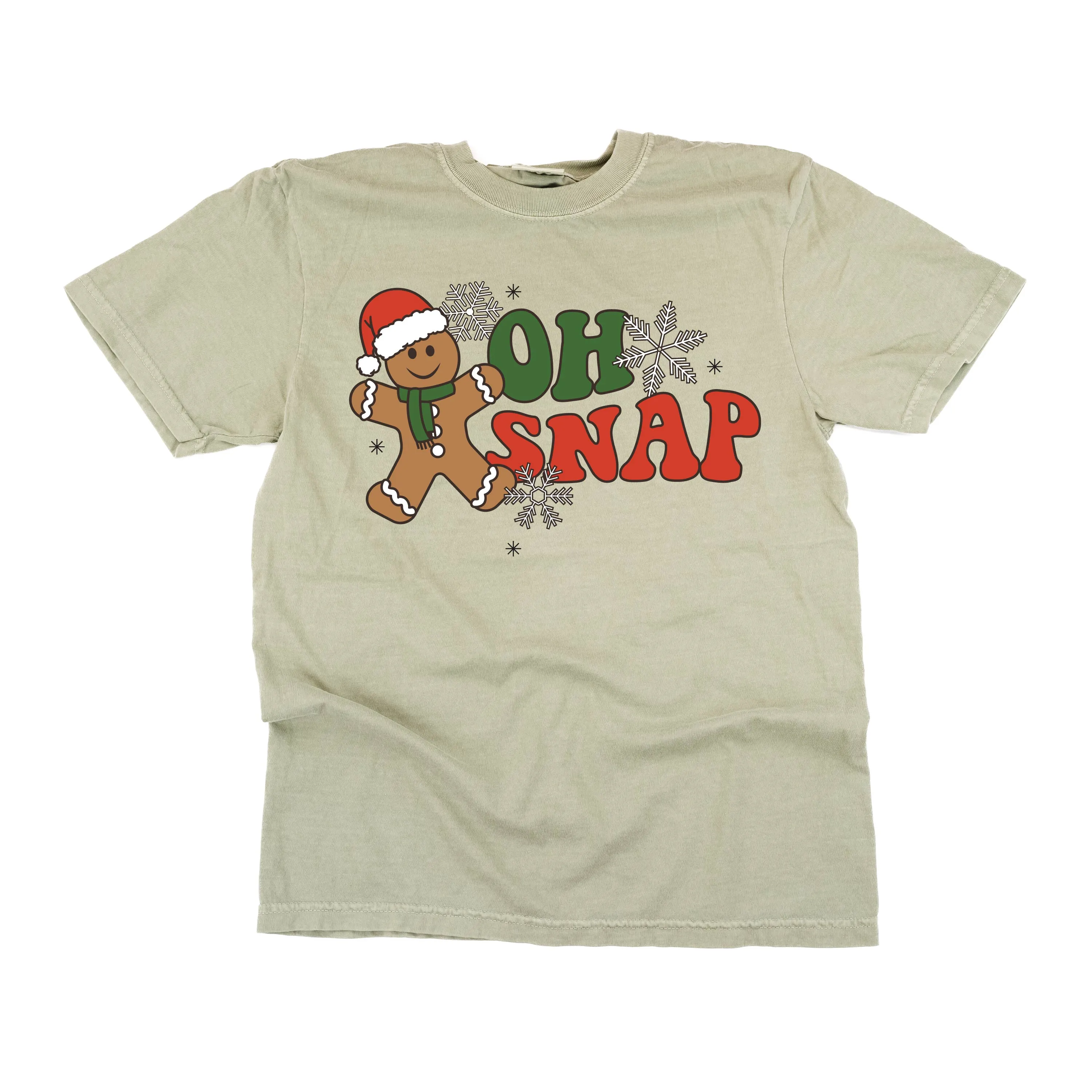 Oh Snap - Gingerbread Man - Comfort Colors Tee