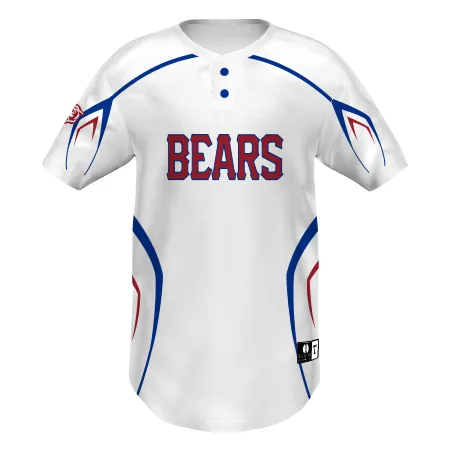 Russell Athletic Freestyle Sublimated Lightweight Two-Button Baseball Jersey