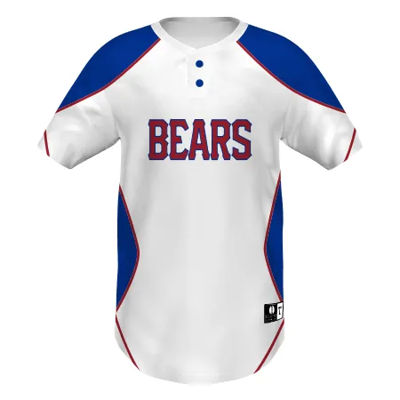 Russell Athletic Freestyle Sublimated Lightweight Two-Button Baseball Jersey