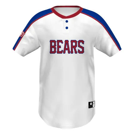 Russell Athletic Freestyle Sublimated Lightweight Two-Button Baseball Jersey