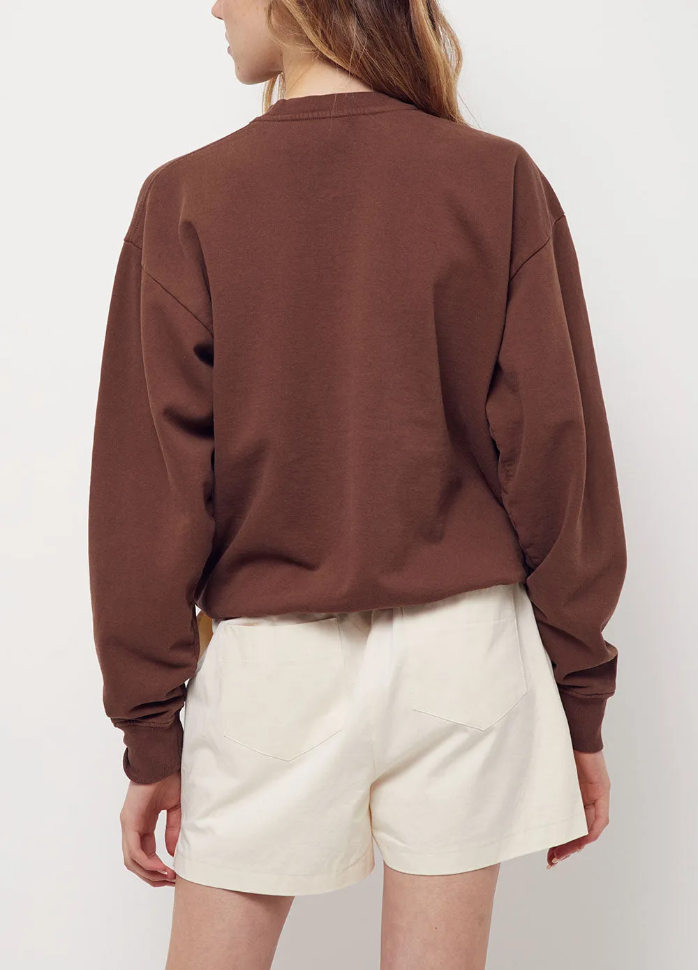 Serif Logo Crewneck Sweatshirt