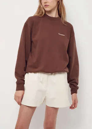 Serif Logo Crewneck Sweatshirt