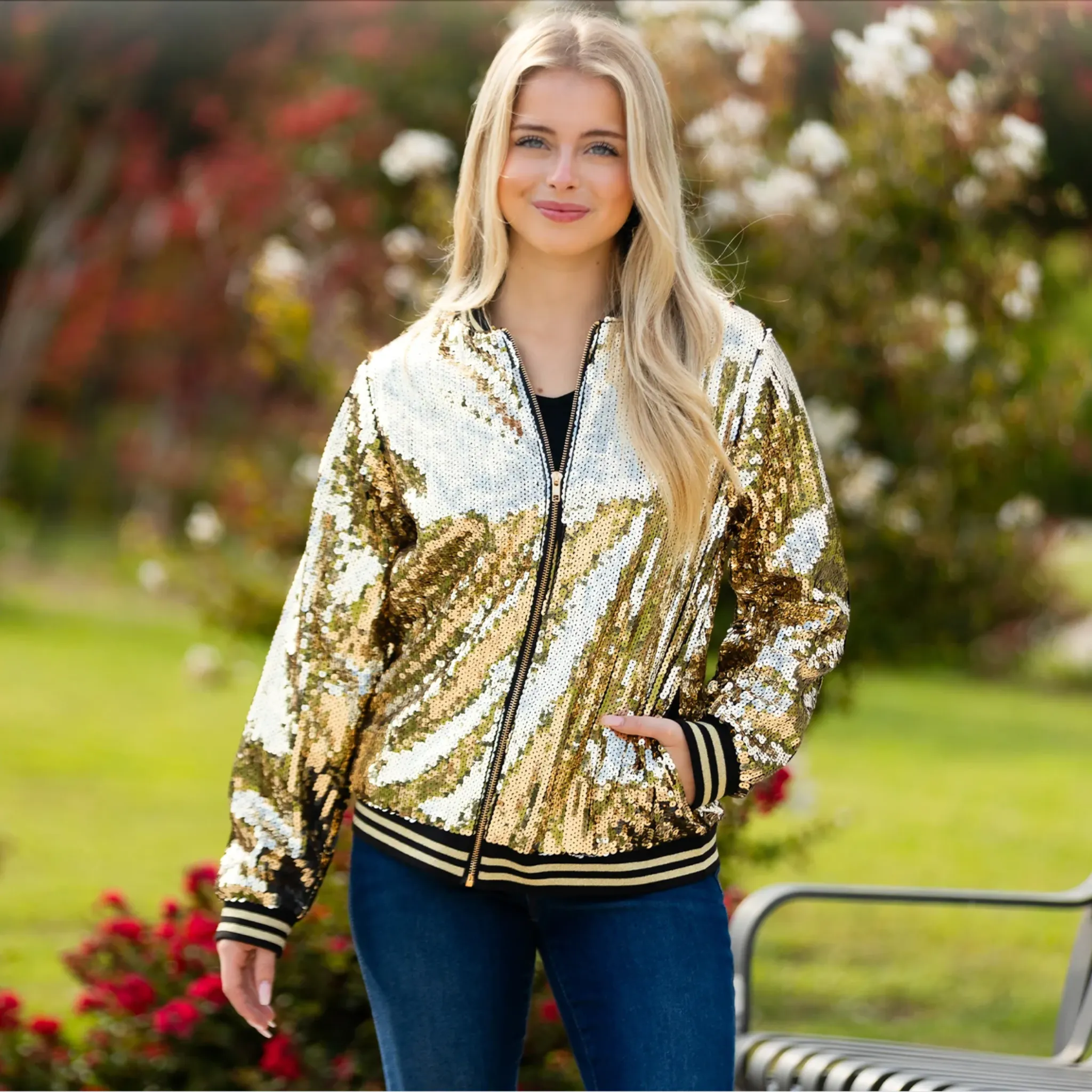 Sporty Sequin Jackets