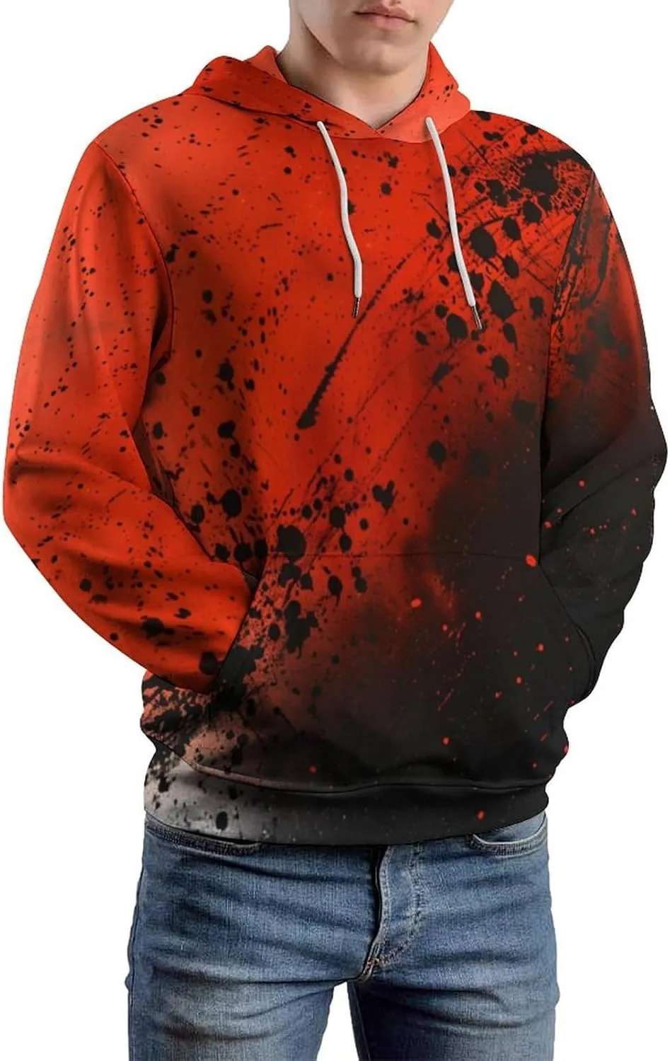 Unisex 3D Digital Print Sweatshirts Hooded Top Galaxy Pattern Pullover Hoodie
