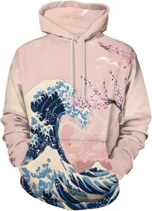 Unisex 3D Digital Print Sweatshirts Hooded Top Galaxy Pattern Pullover Hoodie