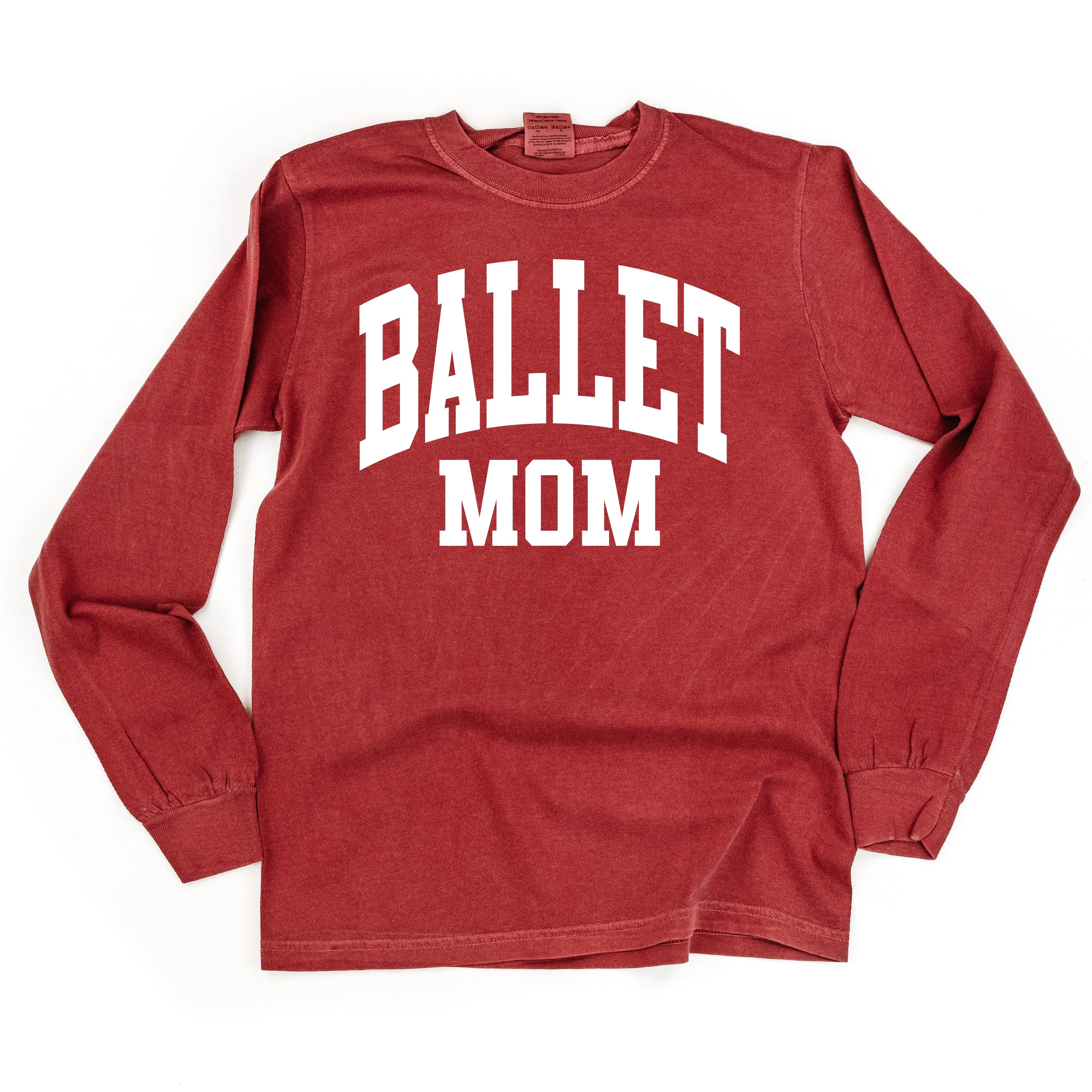 Varsity Style - BALLET MOM - LONG SLEEVE COMFORT COLORS TEE