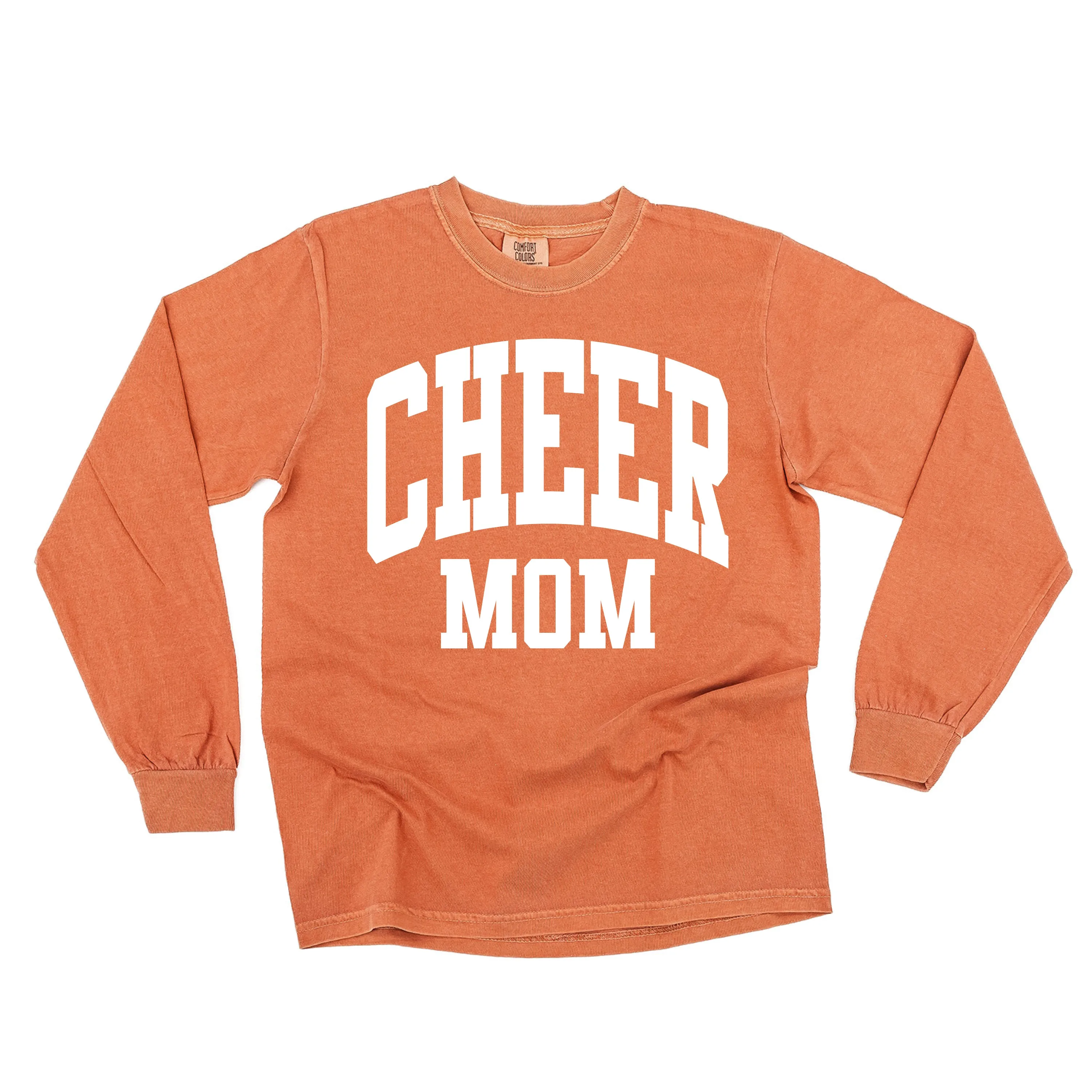 Varsity Style - CHEER MOM - LONG SLEEVE COMFORT COLORS TEE