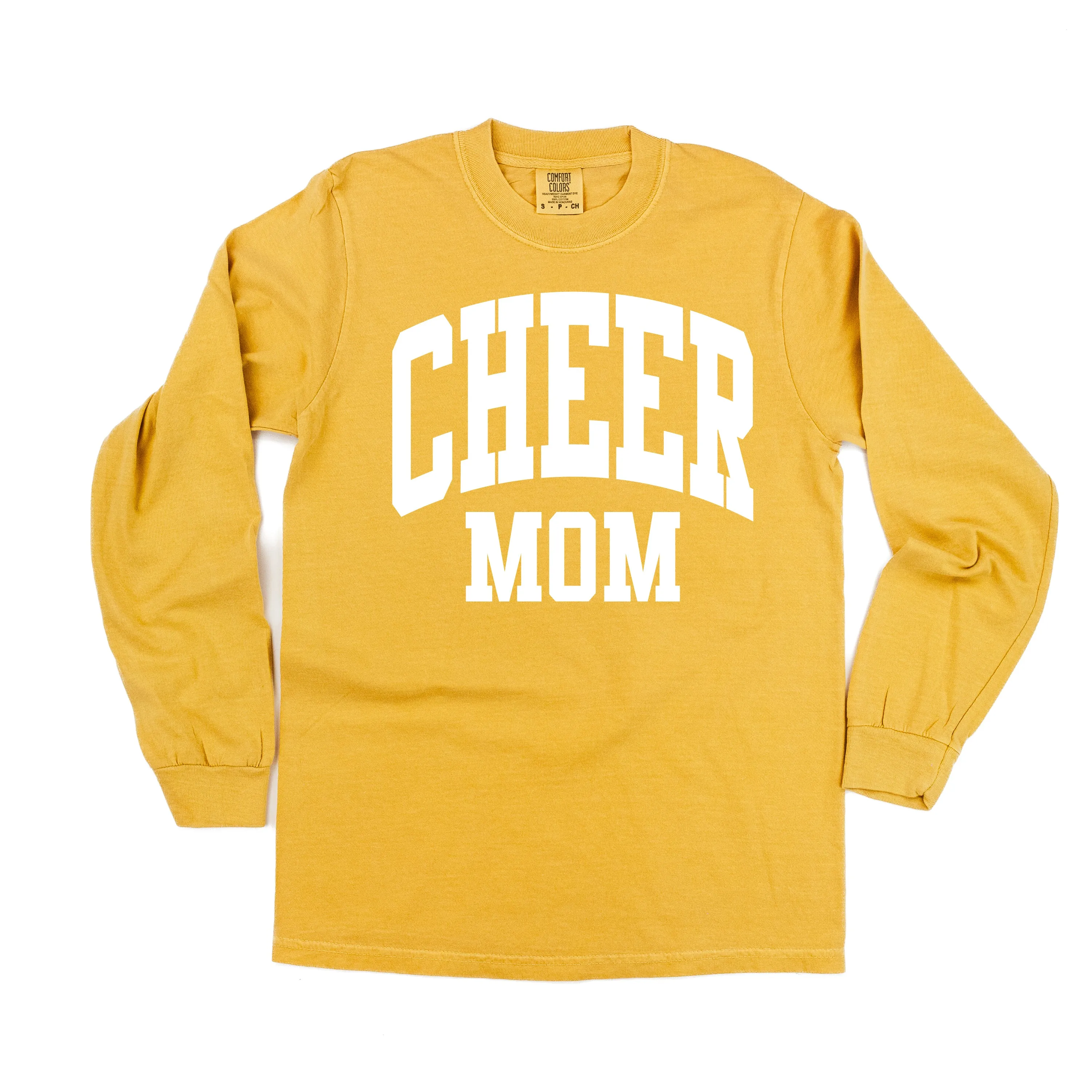 Varsity Style - CHEER MOM - LONG SLEEVE COMFORT COLORS TEE