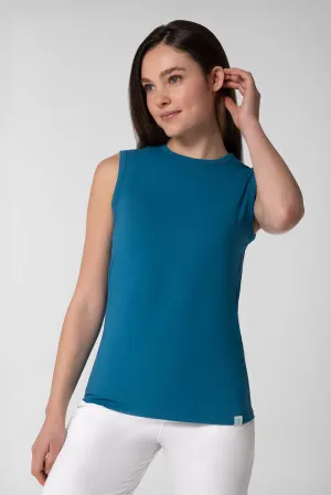 Women's LumaLeo High Neck Tank Top | Bluejay