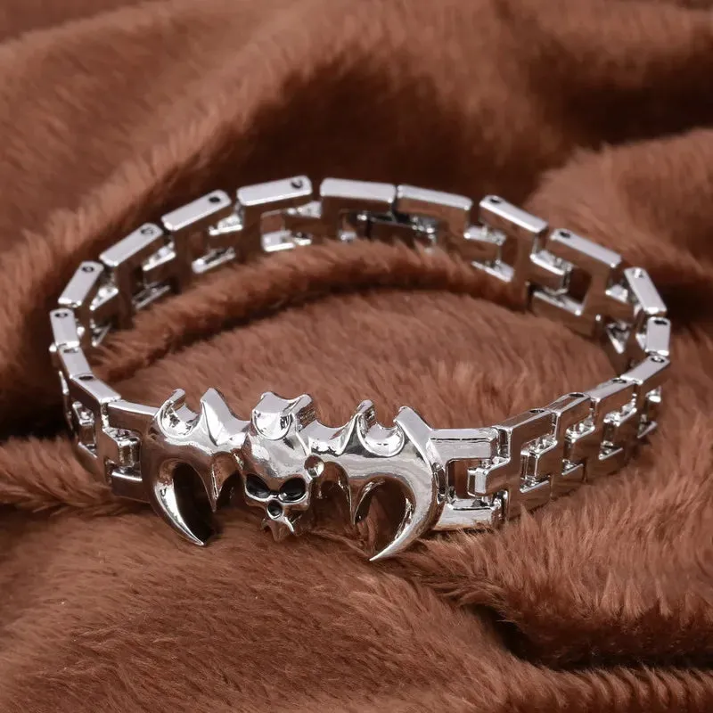 ZOSHI New Arrival Men Stainless Steel Bracelet Bangle Punk Men Jewelry Accessories Male Leopard Wolf Charm Wristband Pulseira