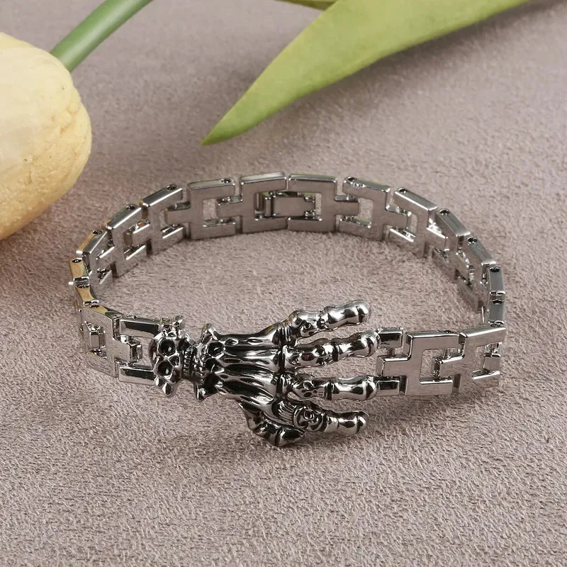 ZOSHI New Arrival Men Stainless Steel Bracelet Bangle Punk Men Jewelry Accessories Male Leopard Wolf Charm Wristband Pulseira